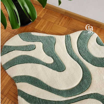 Monoloop Abstract Rug