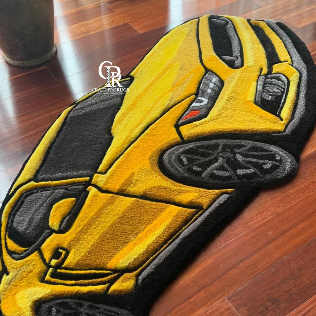 Yellow Sports Car